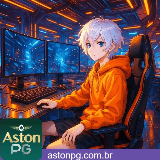 Visual apresentando títulos de fortune da AstonPG com gráficos vibrantes e prêmios elevados